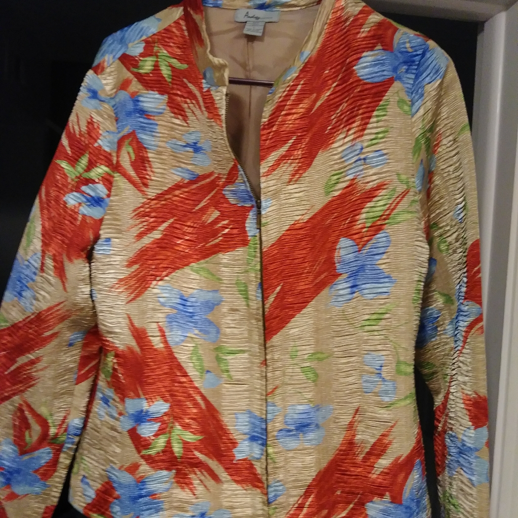Vtg Floral Blazer/Jacket